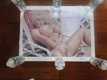 Load image into Gallery viewer, Vintage Adult Erotic Sexy Nude 24 x 18 Color Photo Poster Hot Blonde Huge Tits
