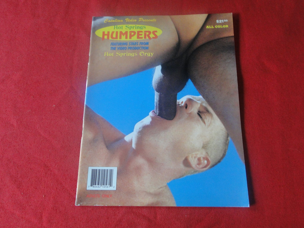 Vintage Adult Erotic Sexy Magazine Gay Interest Hot Springs Humpers All Color  P86