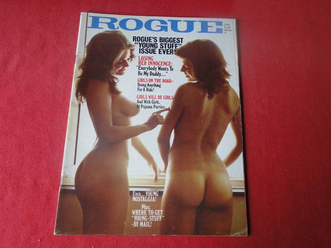 Vintage Nude Erotic Sexy Adult Magazine Rogue June 1973             P87