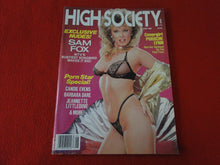 Load image into Gallery viewer, Vintage Nude Erotic Sexy Adult Magazine High Society June 1987        P95
