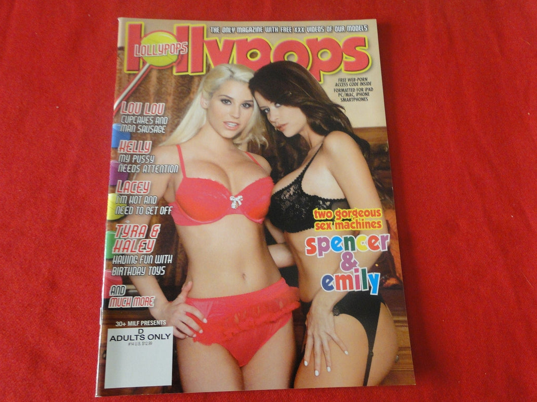Vintage 18 Year Old + Sexy Erotic Adult Men's Magazine Lollypops 2017    FA