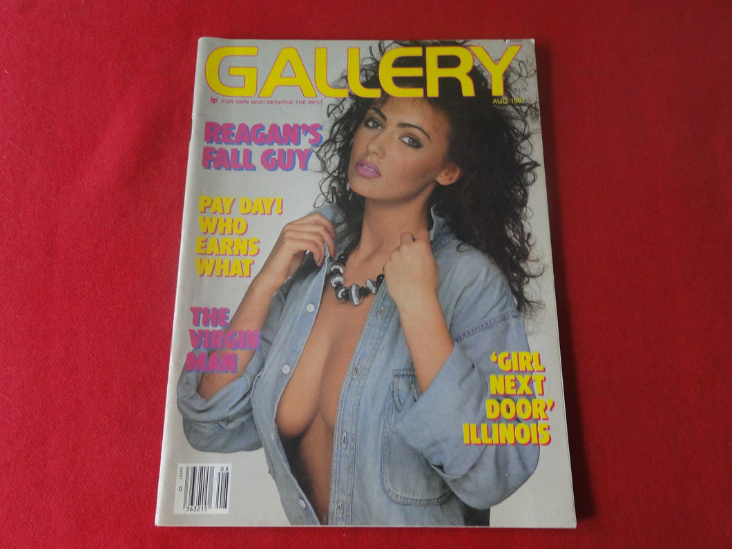 Vintage Nude Erotic Sexy Adult Magazine Gallery August 1987       DI