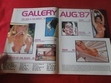 Load image into Gallery viewer, Vintage Nude Erotic Sexy Adult Magazine Gallery August 1987       DI
