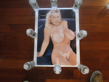 Load image into Gallery viewer, Vintage Adult Erotic Sexy Nude 24 x 18 Color Photo Poster Big Tits Landing Strip
