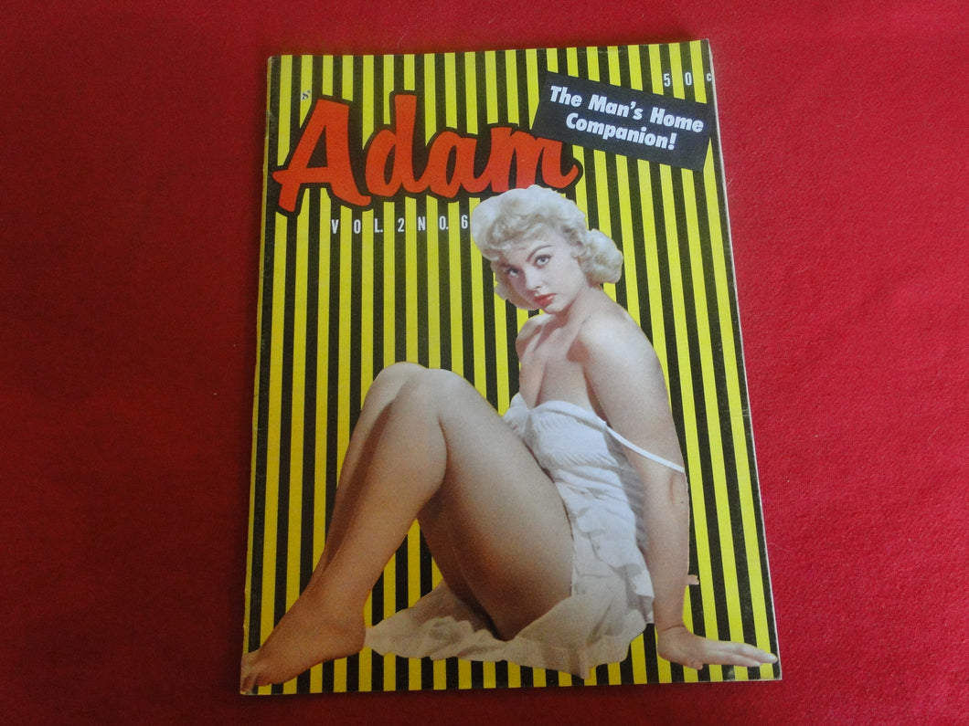 Vintage Nude Erotic Sexy Adult Magazine Adam 1958              JB6