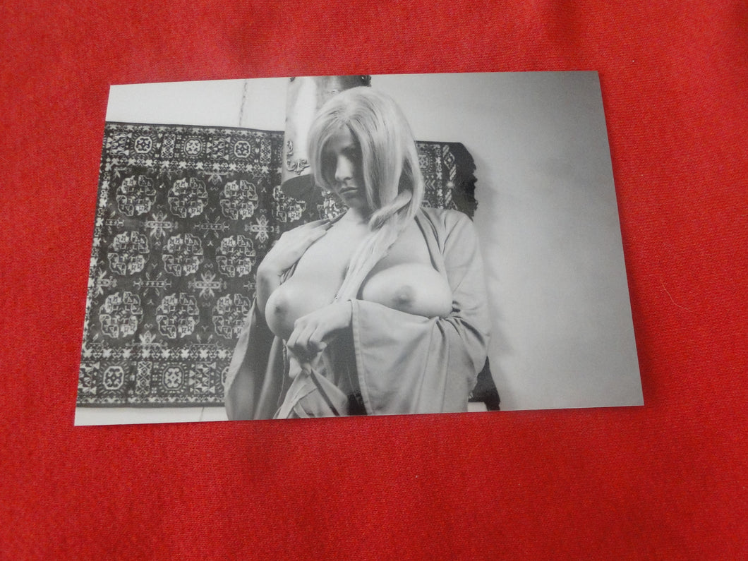 Nude Erotic Sexy Large Breasted Woman Photo  4 x 6 Uschi Digard    A81u
