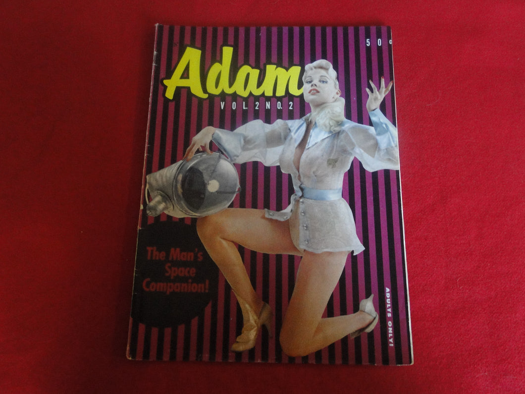 Vintage Nude Erotic Sexy Adult Magazine Adam 1958              JB6