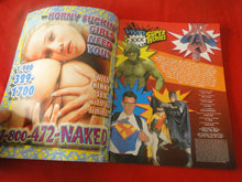 Load image into Gallery viewer, Vintage 18 Year Old + Sexy Erotic Adult Men&#39;s Magazine Vivid Super Heroes 2011     FA
