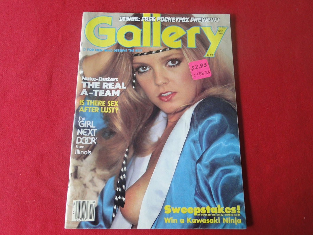 Vintage Nude Erotic Sexy Adult Magazine Gallery October 1984        P99