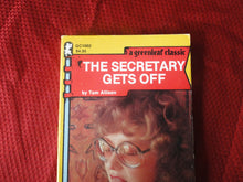 Load image into Gallery viewer, Vintage Erotic Porn Paperback Book/Novel Greenleaf The Secretary Gets Off 1987    PB4
