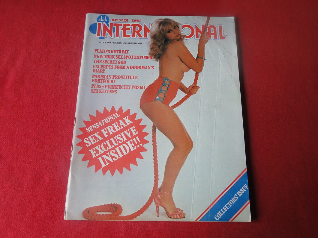 Vintage Nude Erotic Sexy Adult Magazine Club International May 1978       P81