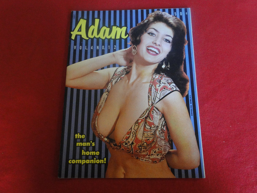 Vintage Nude Erotic Sexy Adult Magazine Adam 1960              JB6