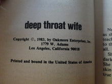Load image into Gallery viewer, Vintage Erotic Porn Paperback Book/Novel Liverpool 1983 Deep Throat Wife     PB2
