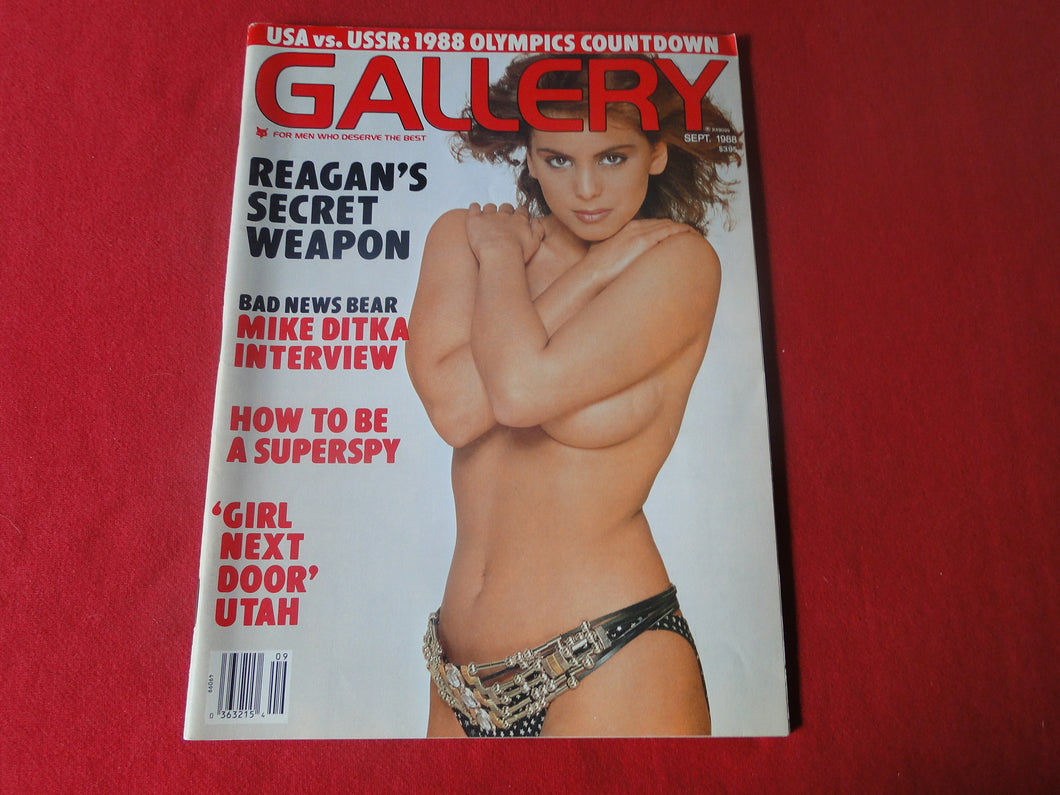 Vintage Nude Erotic Sexy Adult Magazine Gallery September 1988     P99