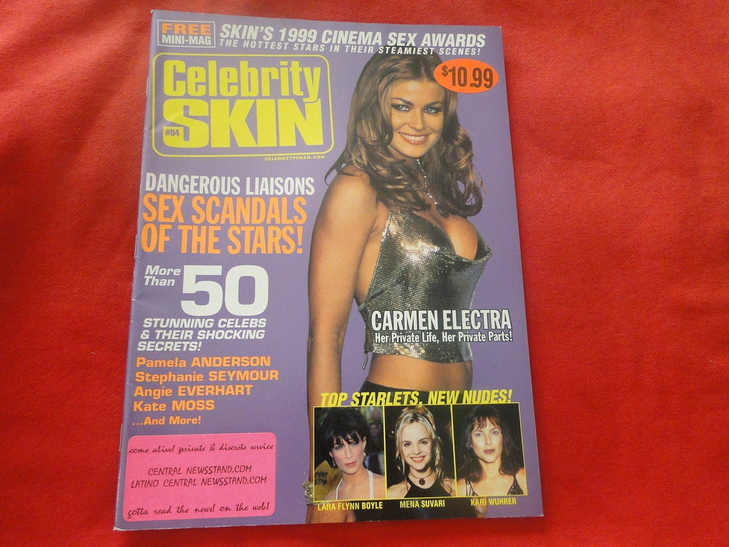 Vintage Nude Erotic Sexy Adult Magazine Celebrity Skin March 2000    JB33