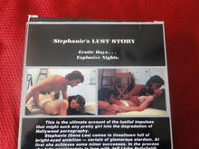 Load image into Gallery viewer, Vintage Adult XXX VHS Porn Tape Movie Stephanie's Lust Story     BY
