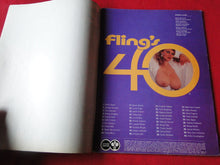 Load image into Gallery viewer, Vintage Nude Erotic Sexy Adult Magazine Fling&#39;s 40 1987       JB18a
