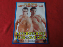 Load image into Gallery viewer, Vintage Adult Erotic Sexy Magazine Gay Interest Torso August 1995          P89
