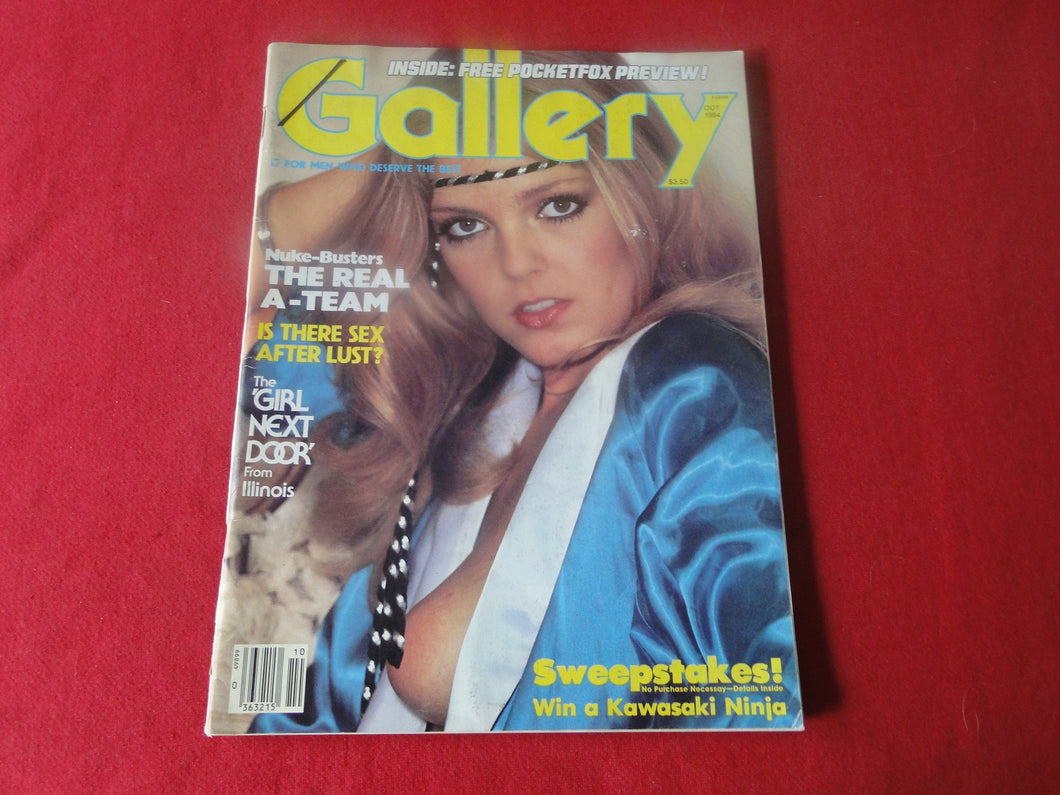 Vintage Nude Erotic Sexy Adult Magazine Gallery October 1984     EA