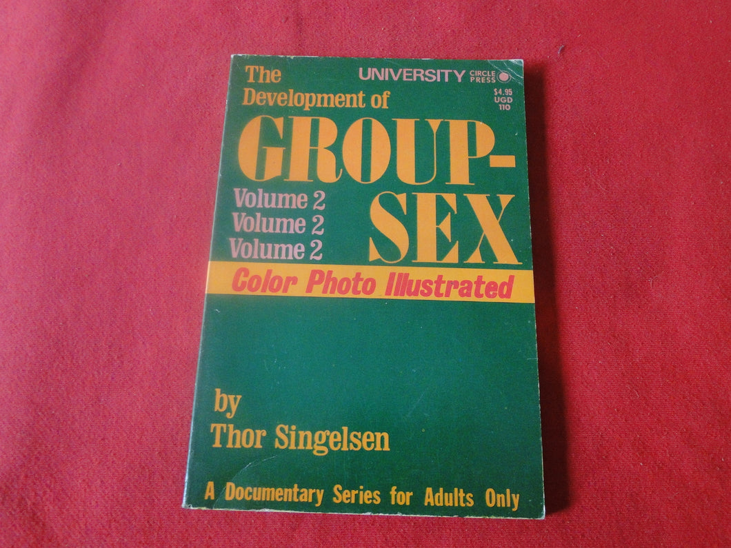 Vintage Erotic Adult Paperback Novel/Book The Development of Group Sex Photos   P14