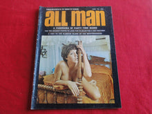 Load image into Gallery viewer, Vintage Nude Erotic Sexy Adult Magazine All Man June 1968     JB7
