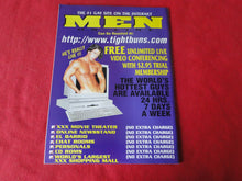Load image into Gallery viewer, Vintage Adult Erotic Sexy Magazine Gay Interest Manshots August 2001     P89
