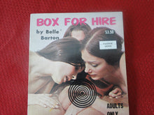 Load image into Gallery viewer, Vintage Adult Paperback Book/Novel Box For Hire Color Illustrations LOOSE PAGES    PB3

