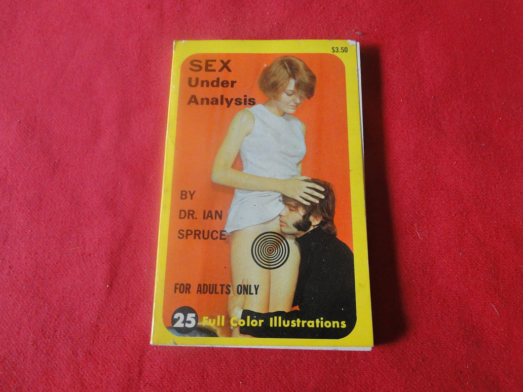 Vintage Erotic Adult Paperback Novel/Book Sex Under Analysis Color Photos LOOSE PAGES     P14