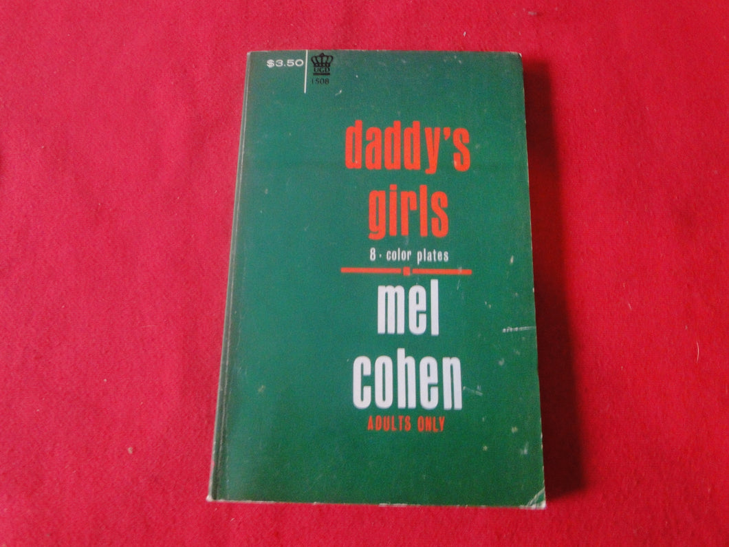 Vintage Erotic Adult Paperback Novel/Book Daddy's Girls Color Photos     P14