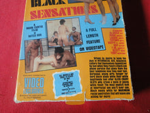 Load image into Gallery viewer, Vintage Adult XXX VHS Porn Tape Movie Black Sensations         X7
