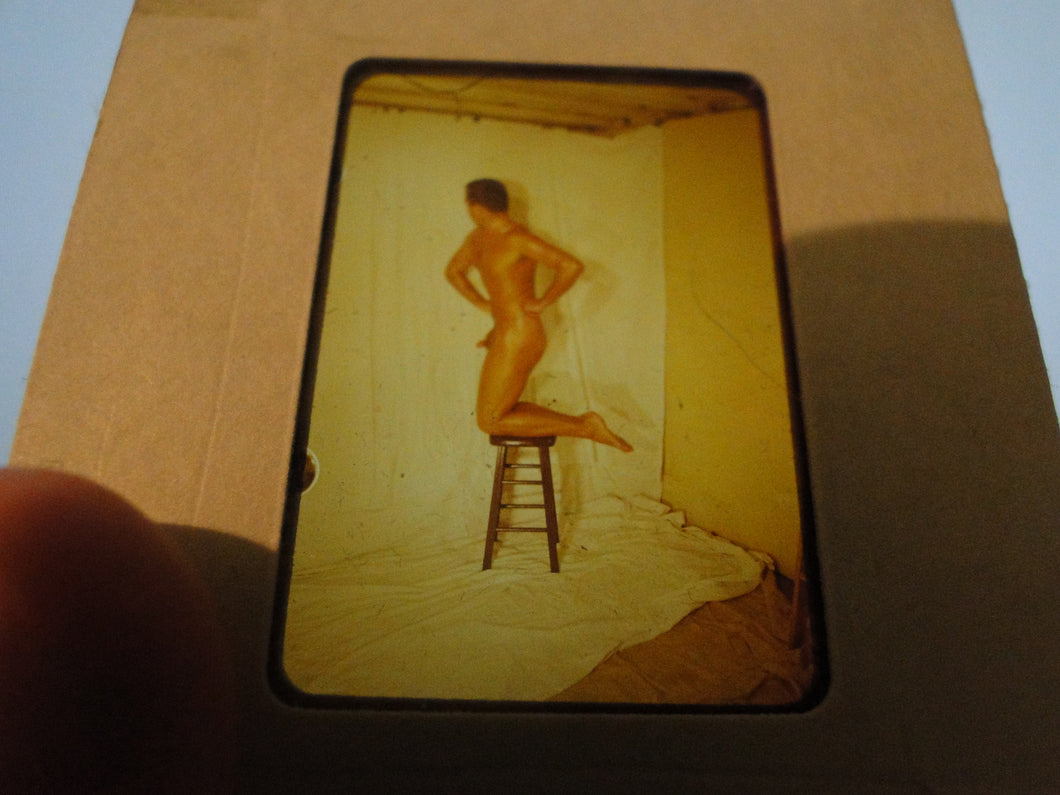 VINTAGE EROTIC 35MM SLIDE MALE GAY INTEREST NUDE      ABf