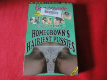 Load image into Gallery viewer, Vintage Adult XXX VHS Porn Tape Movie Homegrown's Hairiest Pussies      X7
