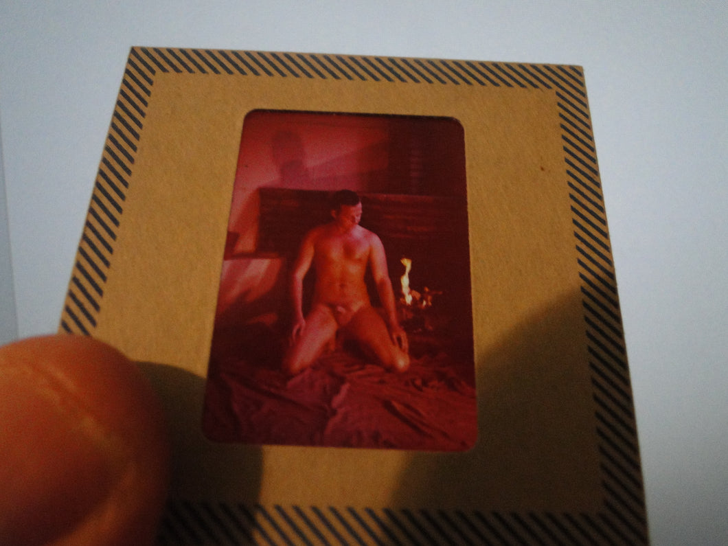 VINTAGE EROTIC 35MM SLIDE MALE GAY INTEREST NUDE      ABg