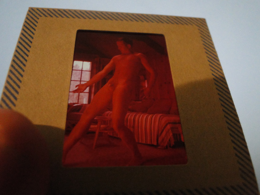 VINTAGE EROTIC 35MM SLIDE MALE GAY INTEREST NUDE      ABi