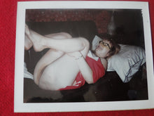 Load image into Gallery viewer, Vintage Nude Erotic Sexy Woman Polaroid Photo Mounted on Firm Board Chubby Old Slut  AA
