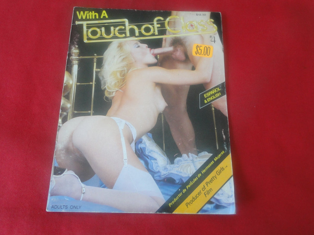 Vintage Nude Erotic Sexy Adult Magazine With A Touch of Class 1981     JB63