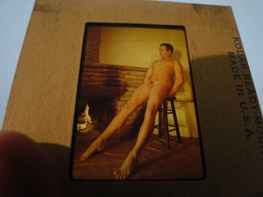 VINTAGE EROTIC 35MM SLIDE MALE GAY INTEREST NUDE      ABl