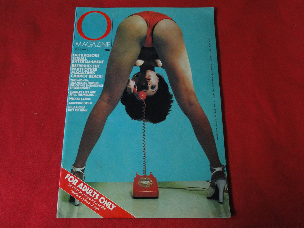Vintage Nude Erotic Sexy Adult Magazine O Magazine 1977       JB51