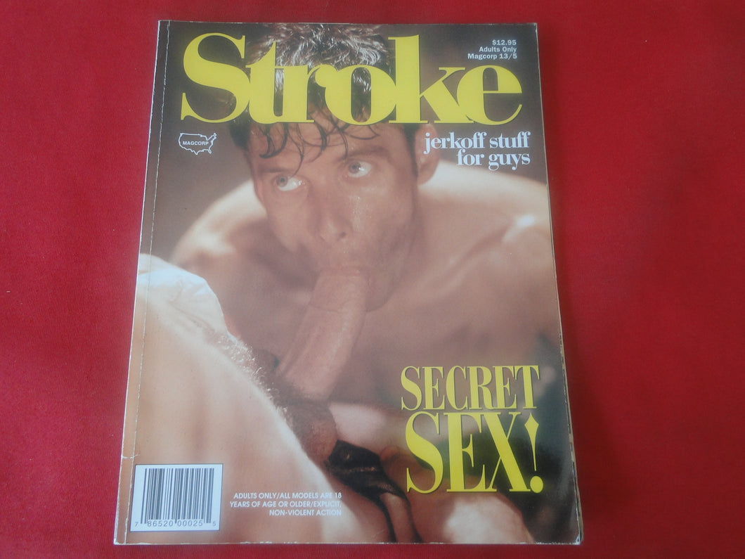Vintage Adult Erotic Sexy Magazine Gay Interest Stroke One Loose Page      P54