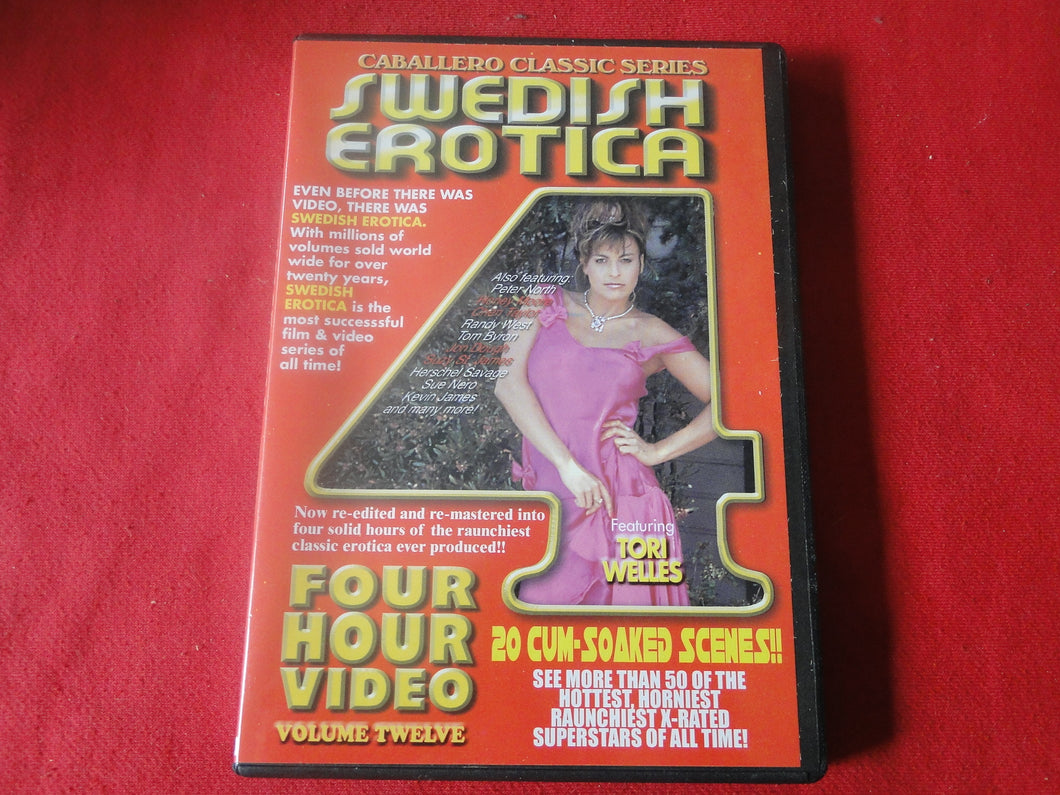 Vintage Erotic Sexy Adult DVD XXX Movie Swedish Erotica Tori Welles      A2