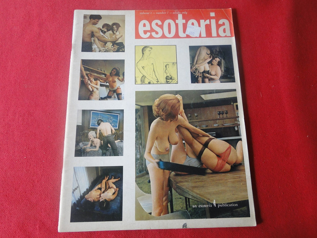 Vintage Nude Erotic Sexy Adult Magazine Esoteria             P84