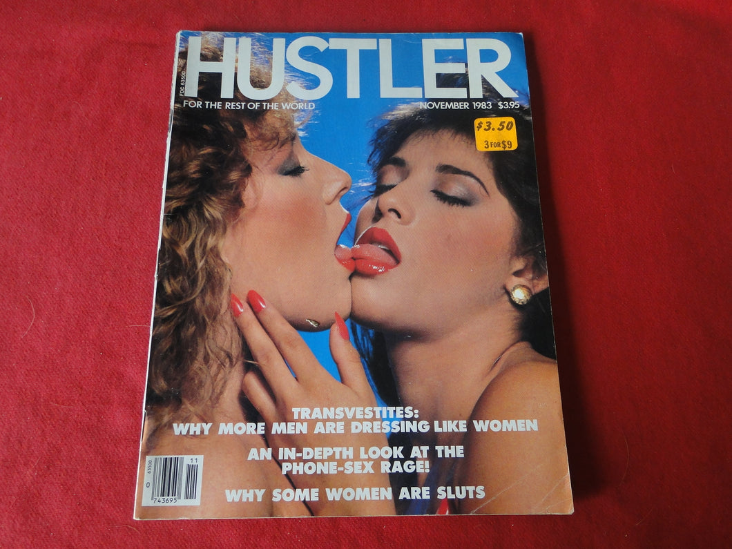 Vintage Nude Erotic Sexy Adult Magazine Hustler November 1983       P74