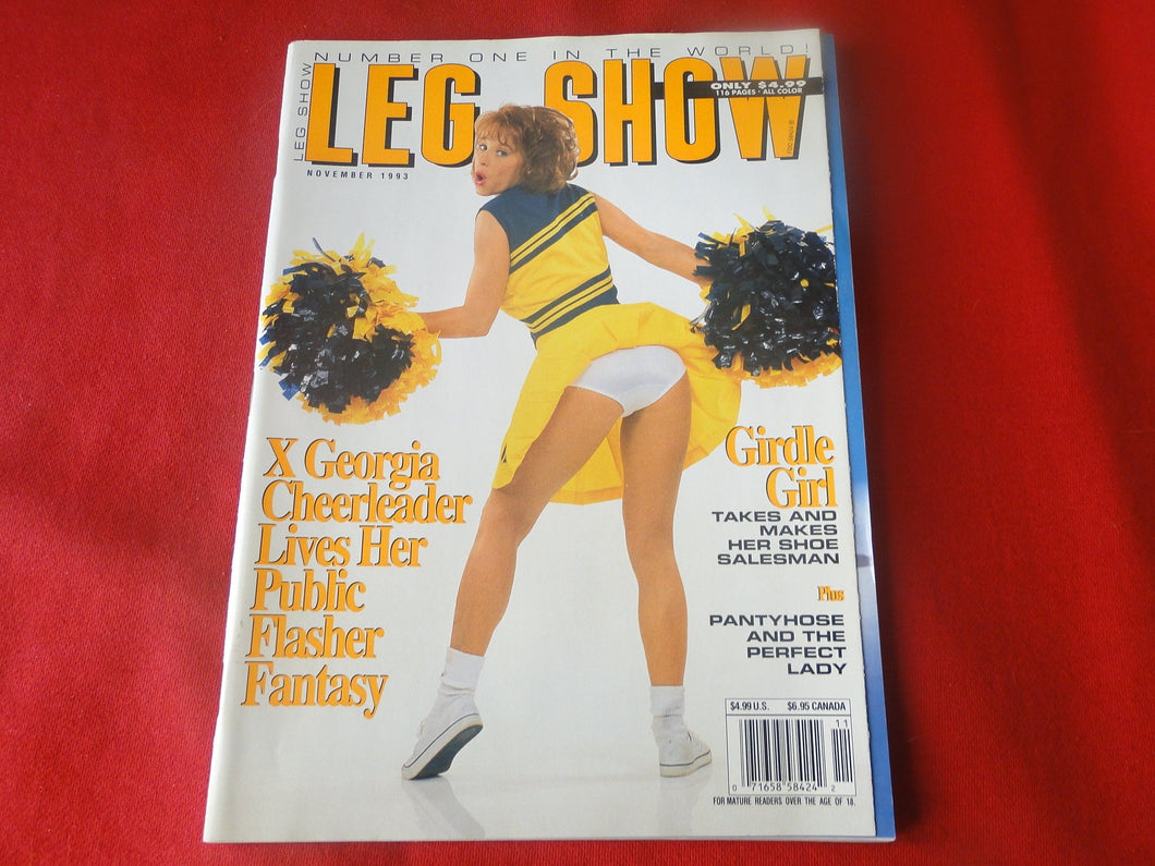Vintage Nude Erotic Sexy Adult Magazine Leg Show September 1993         JB21