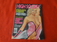 Load image into Gallery viewer, Vintage Nude Erotic Sexy Adult Magazine High Society October 1989    JB18
