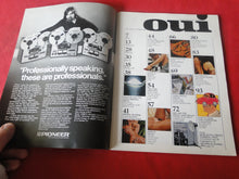 Load image into Gallery viewer, Vintage Nude Erotic Sexy Adult Magazine Oui October 1974         P74
