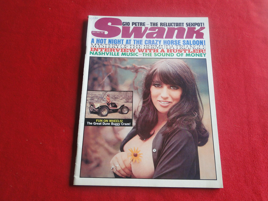 Vintage Nude Erotic Sexy Adult Magazine Swank December 1969      JB8