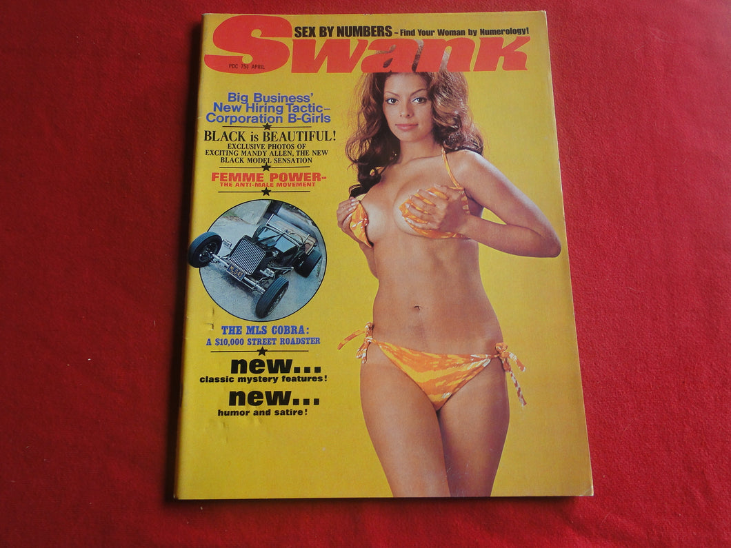 Vintage Nude Erotic Sexy Adult Magazine Swank April 1970          JB8