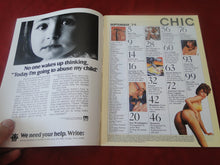 Load image into Gallery viewer, Vintage Nude Erotic Sexy Adult Magazine Chic September 1979      JB51
