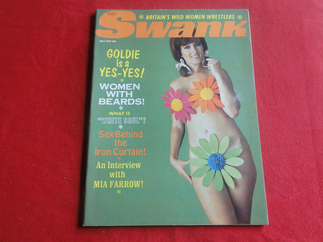 Vintage Nude Erotic Sexy Adult Magazine Swank May 1969         JB8