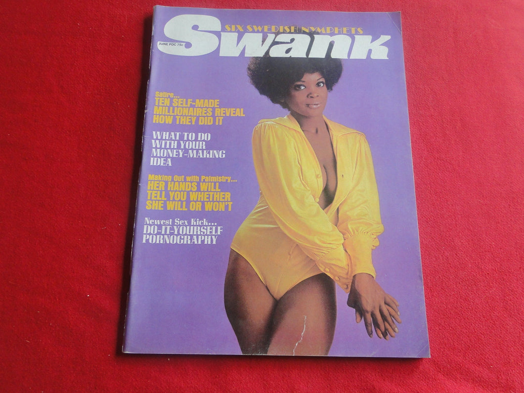 Vintage Nude Erotic Sexy Adult Magazine Swank June 1970        JB8